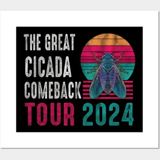 The Great Cicada Comeback Tour 2024 Posters and Art